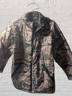 Browning Camouflage Quilted Puffer Jacket - Green/Brown/Black